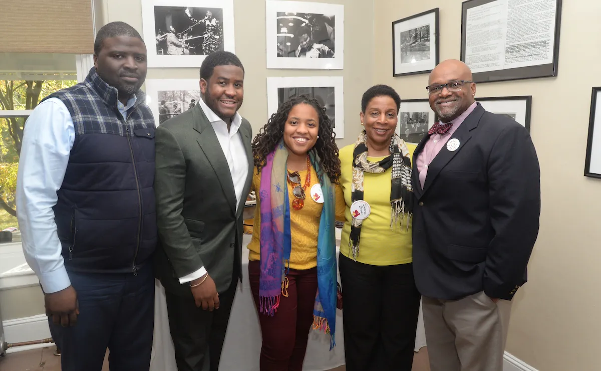 Garnet Weekend 2016 attendees with BCC Director Dion Lewis.