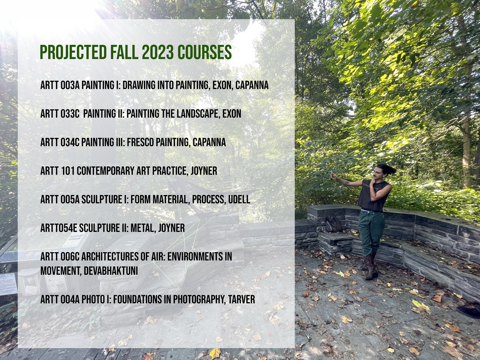Projected Art Course Offerings Art Swarthmore College