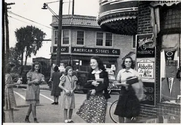 Photograph of Michael's College Pharmacy about 1942