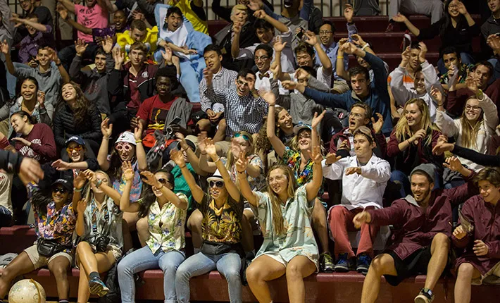 crowd at a sporting event