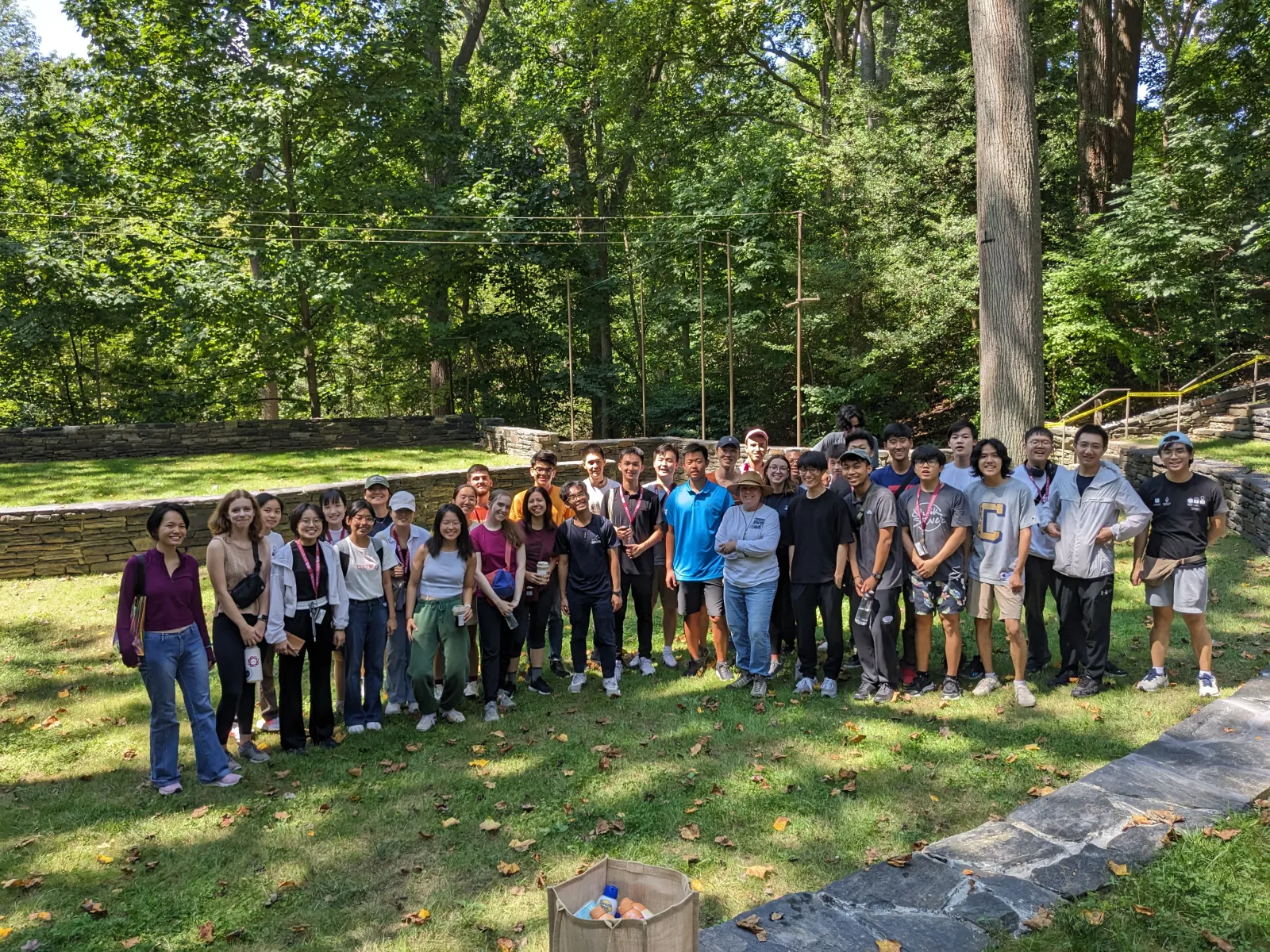 Group shot of international students