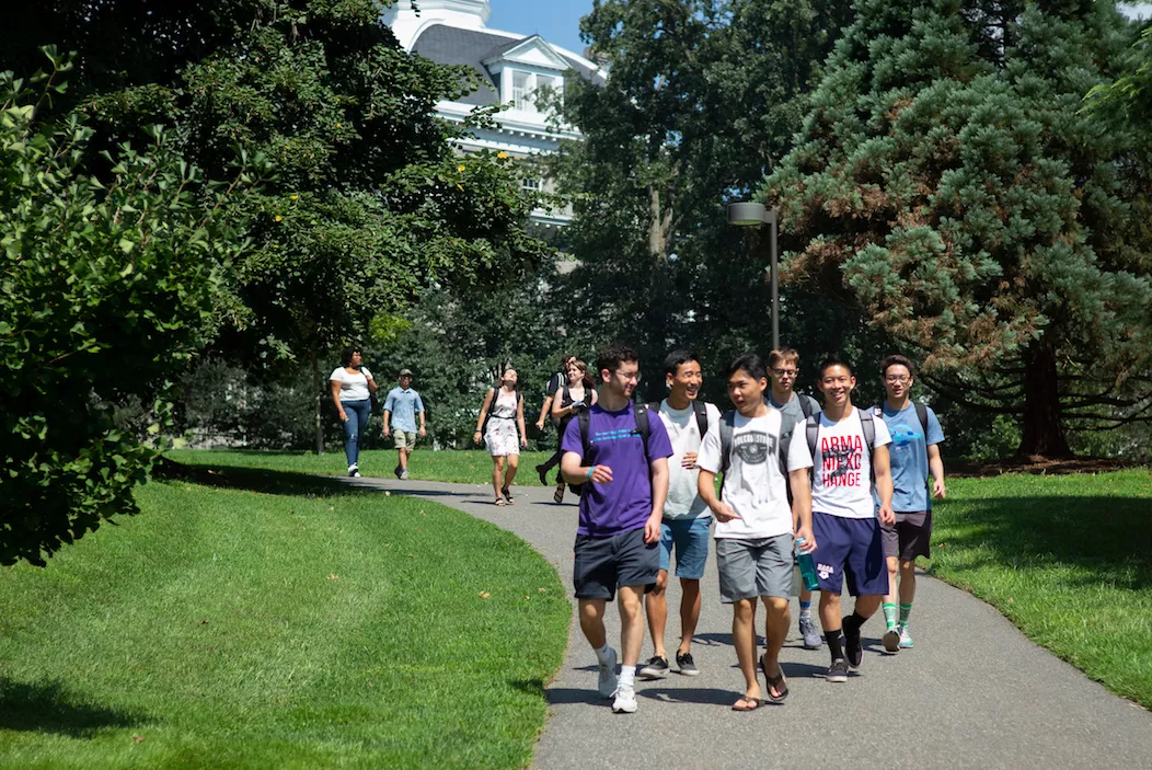 Students Walking