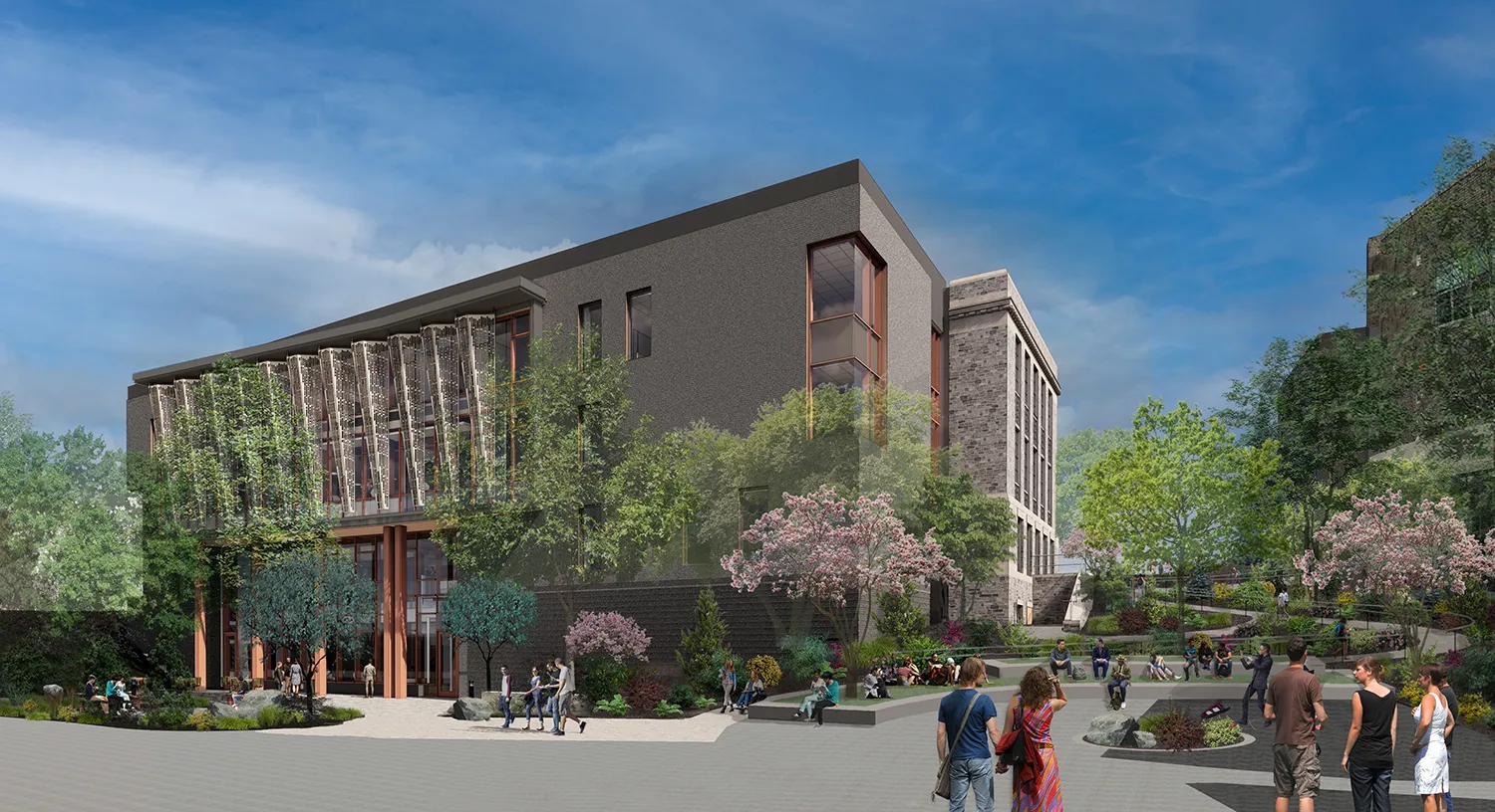 Rendering of future Martin Hall renovation