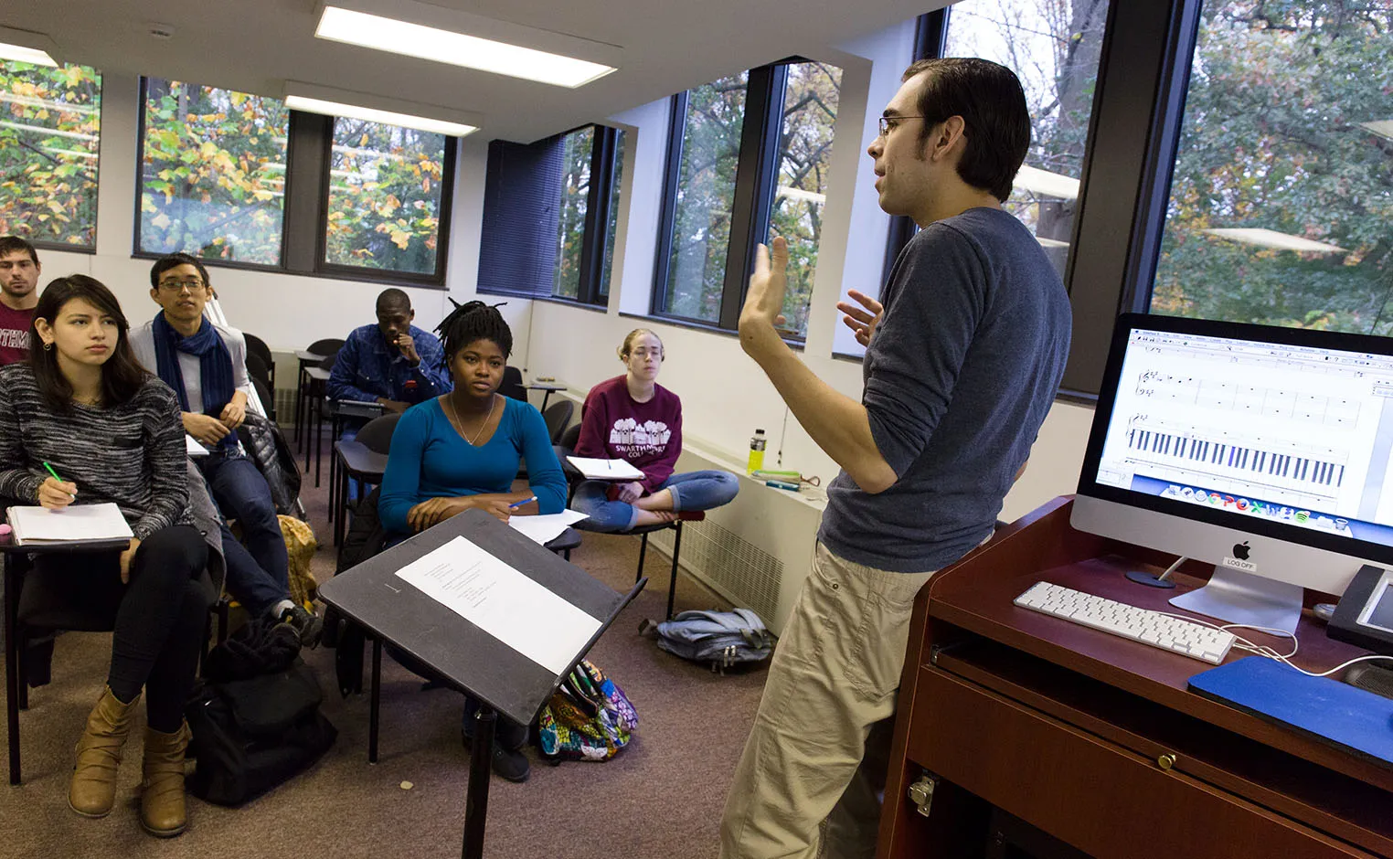 faculty and students