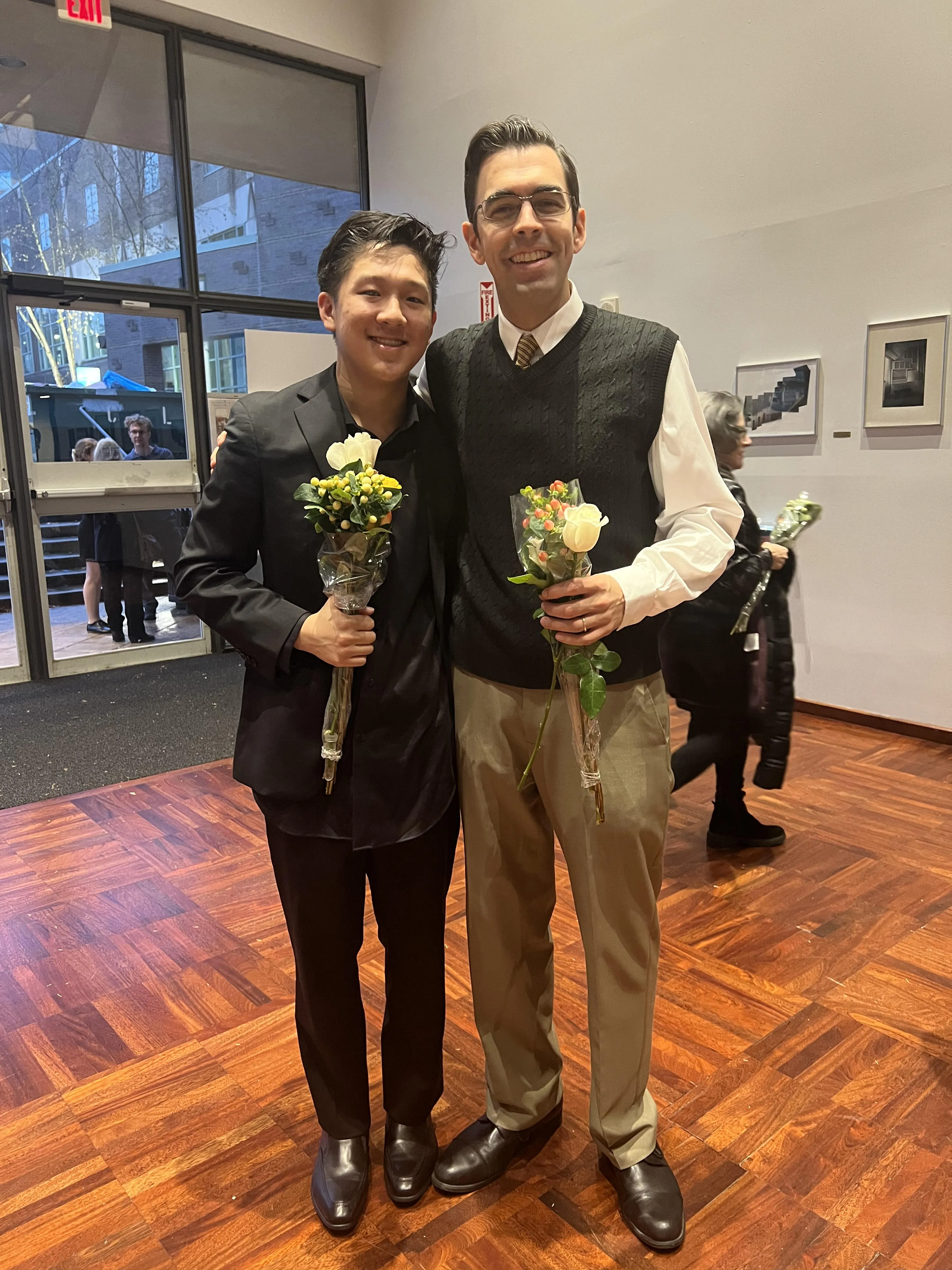 Kielor Tung '25 and Andrew Hauze '04 