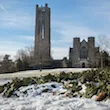 Clothier Hall in winter