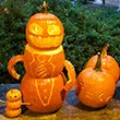 Carved pumpkins